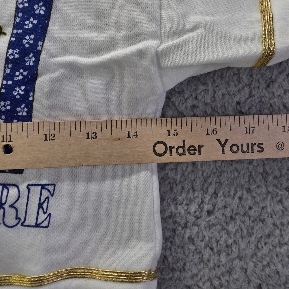 Vintage Carters Kids 6X Ship To Shore Nautical Sweatshirt Pants Set Blue White - Picture 7 of 13